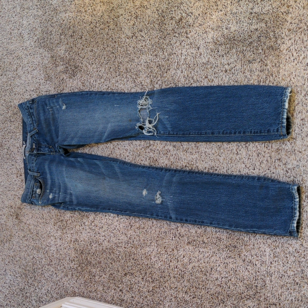 ABERCROMBIE & FITCH Distressed Jeans ERIN